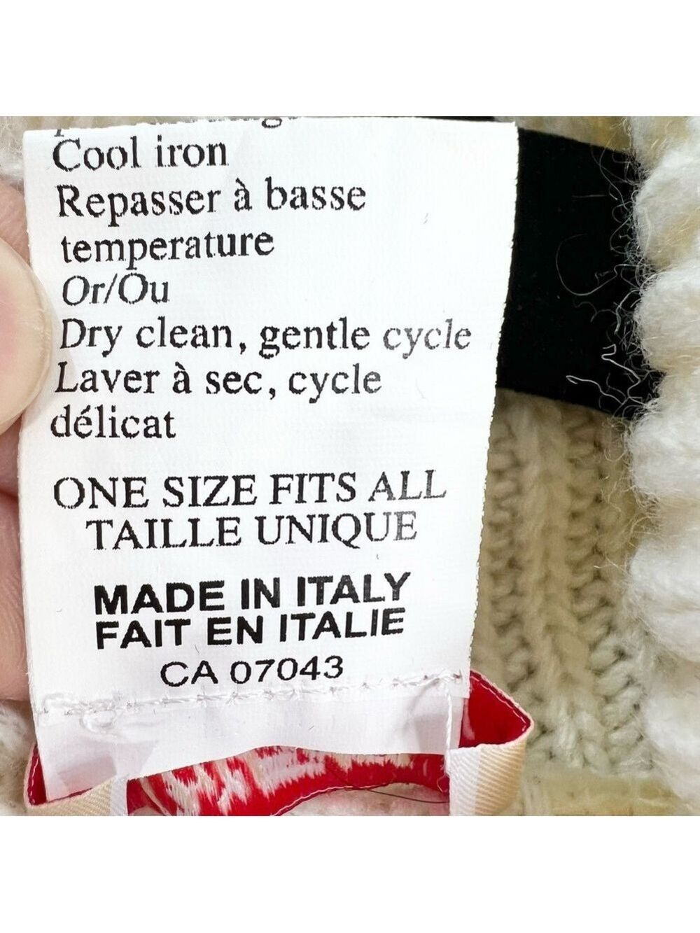 StilEstro Italy ivory cowl neck wool alpaca blend open side sleeveless sweater - Picture 14 of 14
